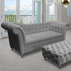 izu-plush-velvet-3-seater-sofa-grey