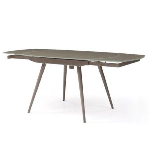 jazz-glass-top-extending-dining-table-taupe-metal-legs