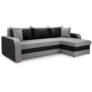 keagan-fabric-leather-corner-sofa-bed-black-grey