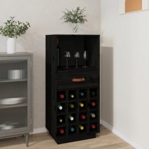 keller-solid-pine-wood-wine-cabinet-drawer-black