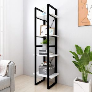 kendria-wooden-4-tier-bookshelf-white
