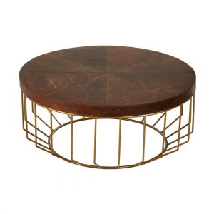 kensick-round-wooden-coffee-table-brown