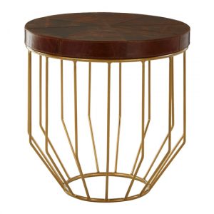 kensick-round-wooden-side-table-brown