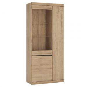 kenstoga-tall-3-doors-glazed-display-cabinet-grained-oak