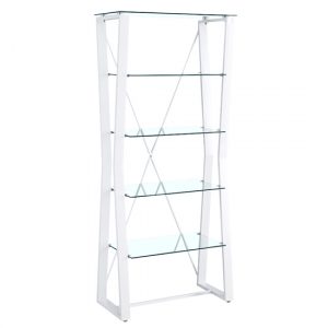 kirov-clear-glass-5-tier-shelving-unit-white-metal-frame