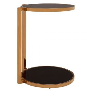 kurhah-black-glass-2-tier-side-table-rose-gold-steel-frame