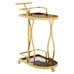 kurhah-black-glass-serving-trolley-gold-wavy-frame