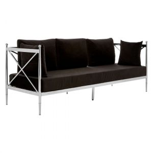 kurhah-black-velvet-3-seater-sofa-silver-lattice-frame