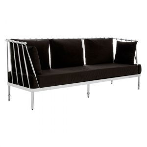 kurhah-black-velvet-3-seater-sofa-silver-tapered-frame