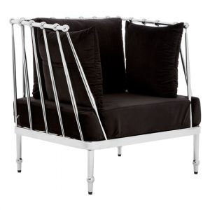 kurhah-black-velvet-armchair-silver-tapered-frame