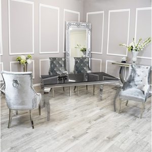laval-black-glass-dining-table4-dessel-pewter-chairs