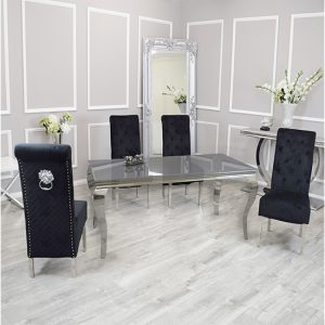 laval-grey-glass-dining-table-4-elmira-black-chairs