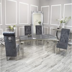 laval-grey-glass-dining-table-4-elmira-dark-grey-chairs