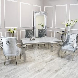laval-white-glass-dining-table4-dessel-pewter-chairs