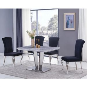 leming-small-grey-marble-dining-table-4-liyam-black-chairs