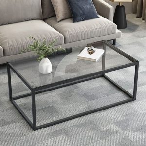 lenox-clear-glass-top-coffee-table-steel-frame-base