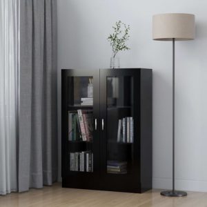 libet-wooden-display-cabinet-2-doors-black