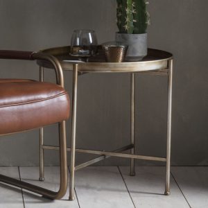 linux-round-metal-tray-side-table-bronze