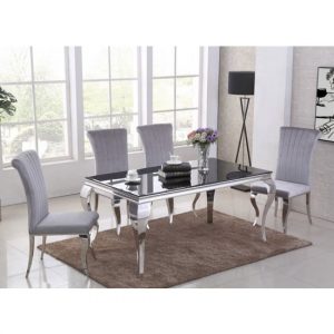 liyam-black-glass-top-marble-dining-table-4-grey-chairs