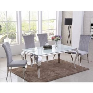 liyam-white-glass-top-marble-dining-table-4-grey-chairs