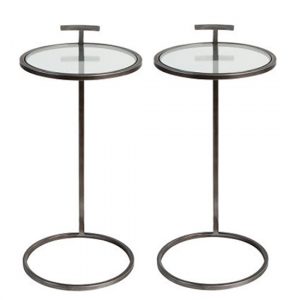 loft-clear-glass-top-set-of-2-side-tables-metal-frame