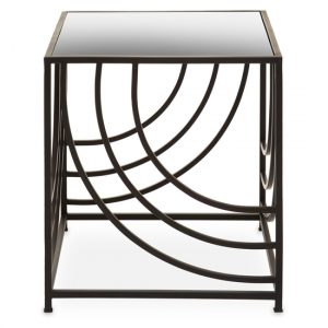 logia-mirrored-glass-top-side-table-black-metal-frame