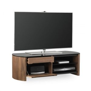 lorraine-small-wooden-tv-cabinet-walnut-black-glass-1