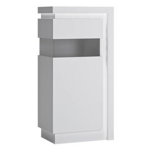 lyco-low-left-handed-white-high-gloss-display-cabinet-led