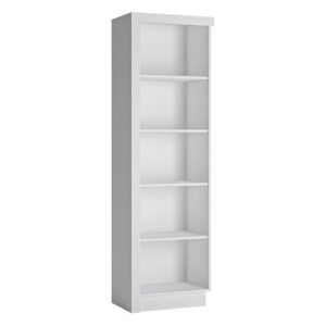 lyco-right-handed-high-gloss-bookcase-white