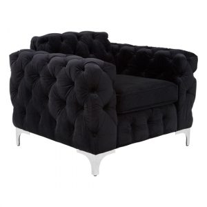 madine-upholstered-velvet-armchair-black