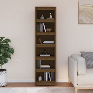 madrid-solid-pine-wood-6-tier-bookshelf-honey-brown