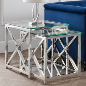 maemi-clear-glass-nest-of-2-tables-silver-frame