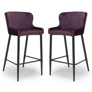 malmo-mulberry-velvet-fabric-bar-stool-in-pair-with-metal