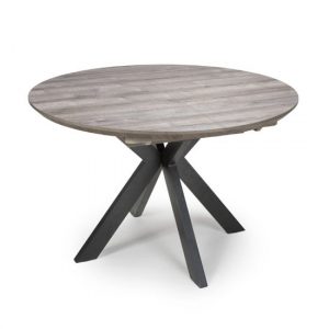 manhome-extending-round-dining-table-grey