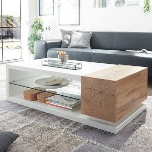 manisa-wooden-coffee-table-matt-white-clear-glass-shelf