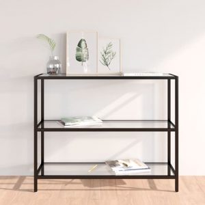 marrim-clear-glass-console-table-black-metal-frame