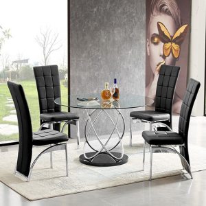 marseille-clear-glass-dining-table-4-ravenna-black-chairs-n