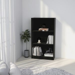 masato-3-tier-wooden-bookshelf-black