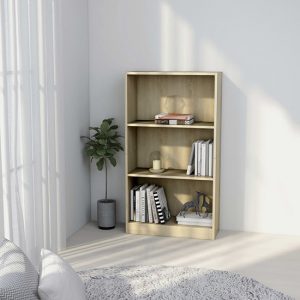 masato-3-tier-wooden-bookshelf-sonoma-oak