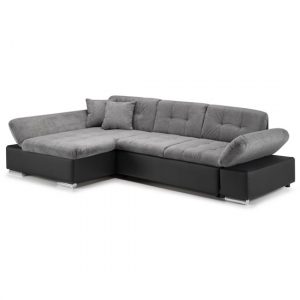 meigle-fabric-left-hand-corner-sofa-bed-black-grey