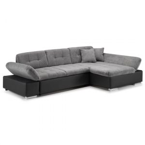 meigle-fabric-right-hand-corner-sofa-bed-black-grey