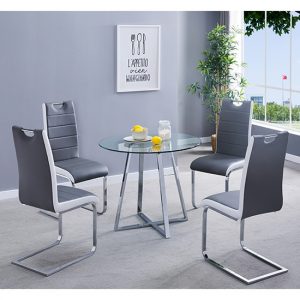 melito-clear-round-dining-table-4-petra-grey-white-chairs