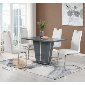 memphis-grey-glass-small-dining-table-4-petra-white-chairs