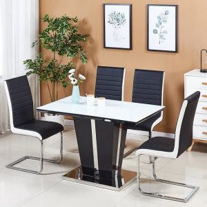 memphis-small-dining-table-set-black-white-glass