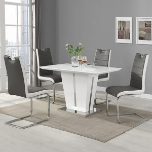 memphis-small-white-glass-dining-table-4-petra-grey-chairs