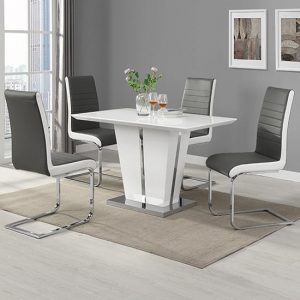 memphis-small-white-glass-dining-table-4-symphony-chairs