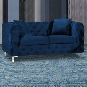 mills-malta-plush-velour-2-seater-sofa-navy