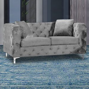 mills-malta-plush-velour-2-seater-sofa-silver