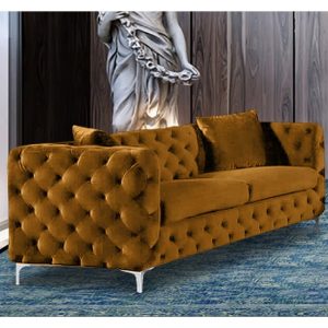 mills-malta-plush-velour-3-seater-sofa-gold