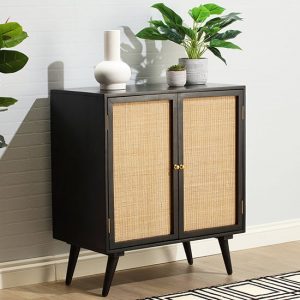 mixco-wooden-drinks-cabinet-2-doors-black